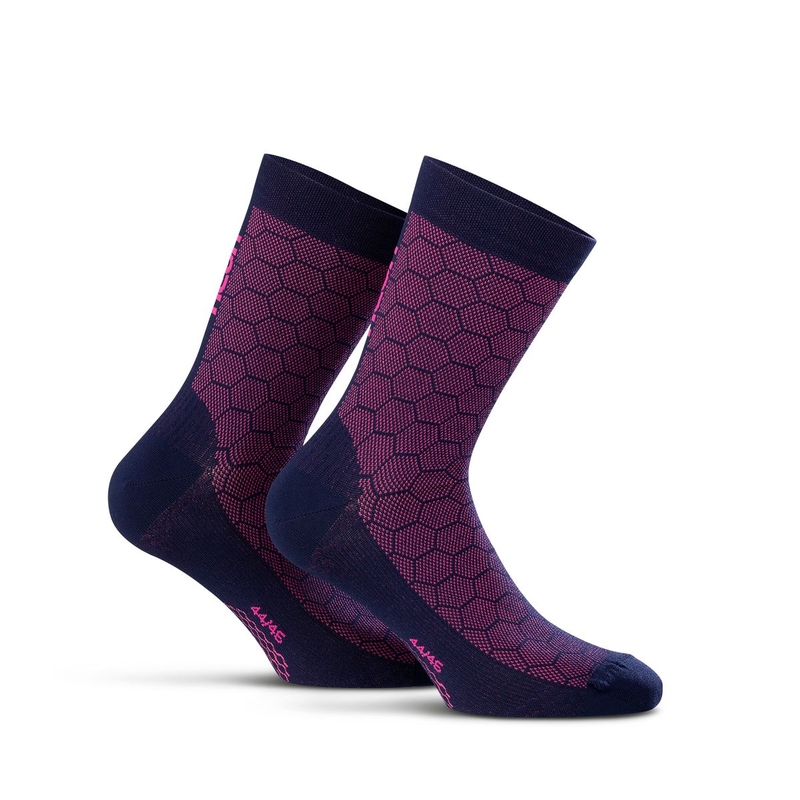 Calze 3D Socks Blu/Rosa Taglia L (44-46)
