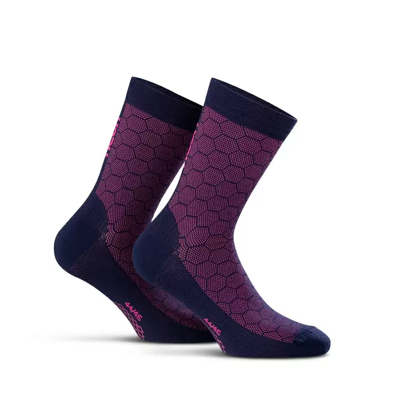 Calze 3D Socks Blu/Rosa Taglia L (44-46) - image