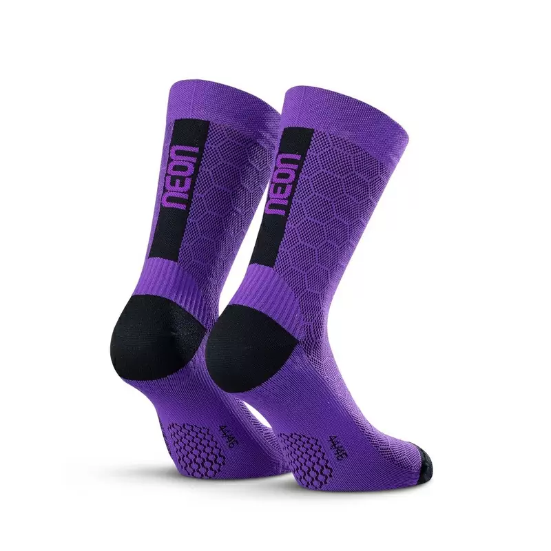 Calze 3D Socks Viola/Nero Taglia M (41-43) #1