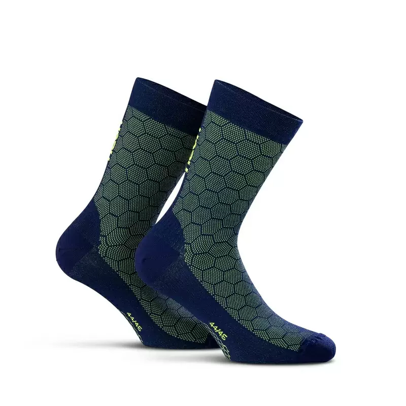 Calze 3D Socks Blu Scuro/Giallo Taglia M (41-43) - image