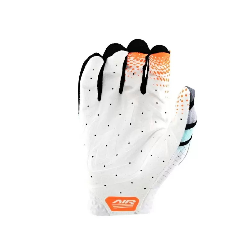 Guanti MTB AIR WAVEZ BLEACHED Bianco/Azzurro Taglia L #1