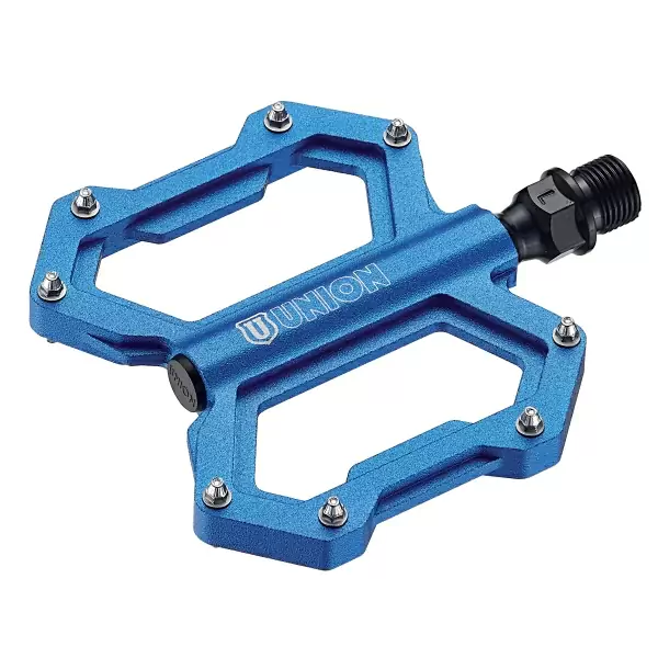 pair freeride pedals sp1210 cnc aluminium blue #1