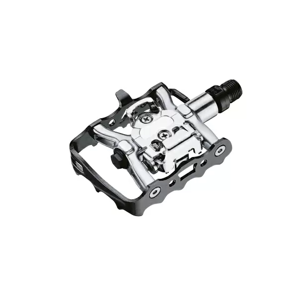 Par de pedales VP-X82 Dual Function SPD aluminio plata / negro #1