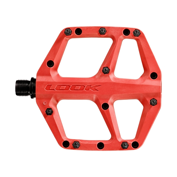 Paar MTB Flat Trail Fusion Pedale rot