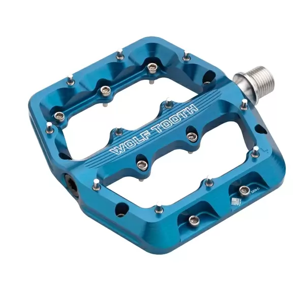 Coppia Pedali Flat Waveform Small Blu - image