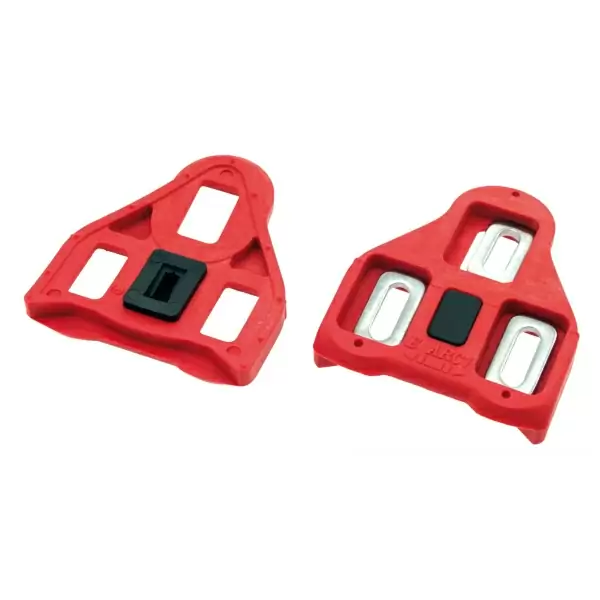 Coppia tacchette rotanti compatibili con modelli look colore rosso in blister #1