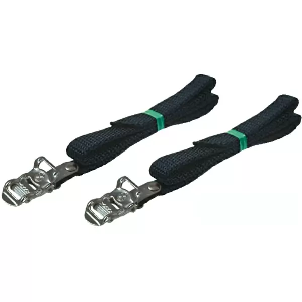 Coppia cinturini per puntapiedi colore verde #1