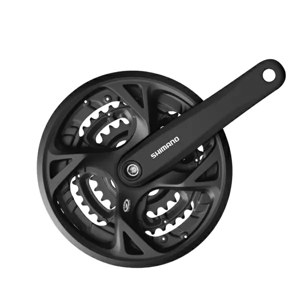 Kurbelgarnitur FC-M371-L 3x9spd Vierkant 170mm 44-32-22T schwarz #1