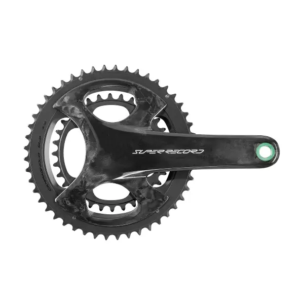SUPER RECORD WIRELESS Carbon-Kurbelgarnitur Pro-Tech Ti 2x12v 45x29T schwarz 175mm - image