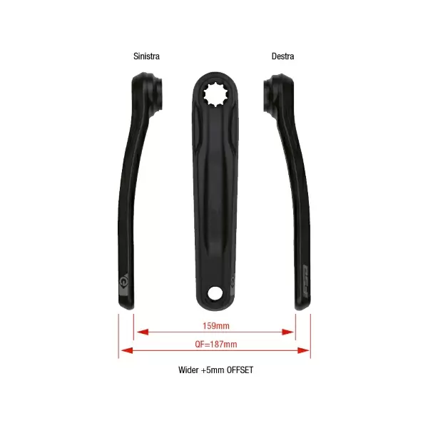 Bielas CK-761/IS ISIS aluminio 175mm Bosch Gen2 #1
