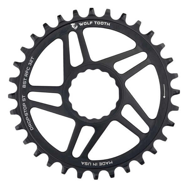 Race Face Direct Mount Crown Compatível Shimano 12v Drop Stop ST 32d Preto