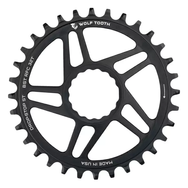 Race Face Direct Mount Crown Compatível Shimano 12v Drop Stop ST 32d Preto - image