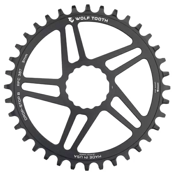 Couronne Race Face Direct Mount Compatible Sram 11/12v Drop Stop B 34d Noir - image