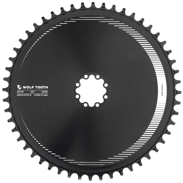 Aero Crown 8 Holes Compatible Sram 12v Drop Stop B 52d Black