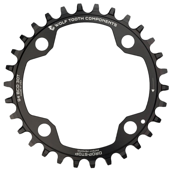 Plato BCD 94 4 Orificios Compatible Sram 11/12v Drop Stop A 32T Negro