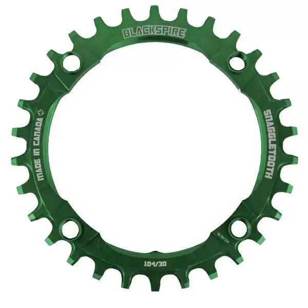 Corona snaggletooth 30t girobulloni 104mm verde #1