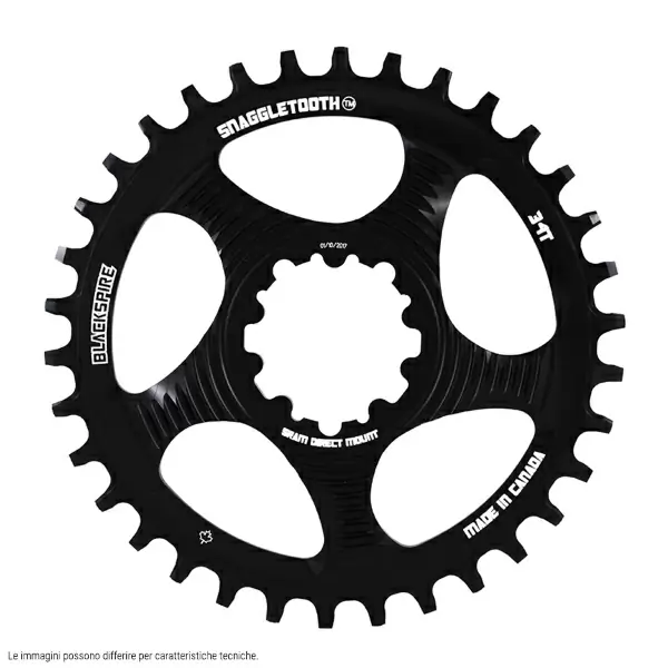 Plato Snaggletooth 34 dientes montaje directo sram GXP offset 6 mm #1