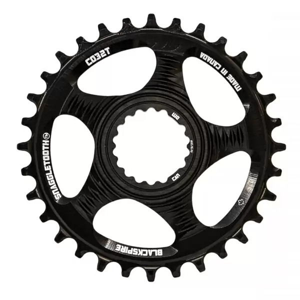 Chainring Snaggletooth 36T Direct Mount Cannondale Black #1