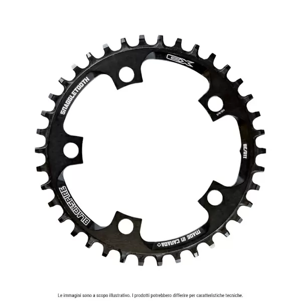 Chainring Snaggletooth 42t 110 BCD 5 Holes #1