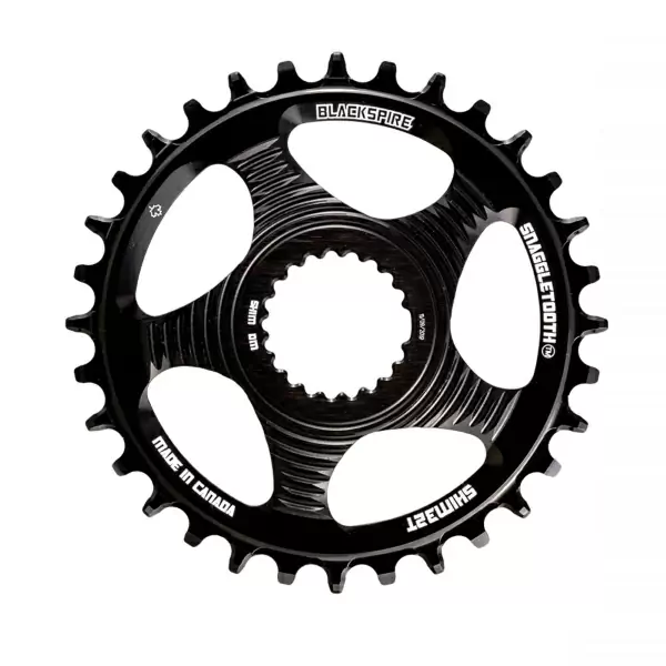 Chainring Snaggletooth Direct Mount Shimano 12v 30T Black #1