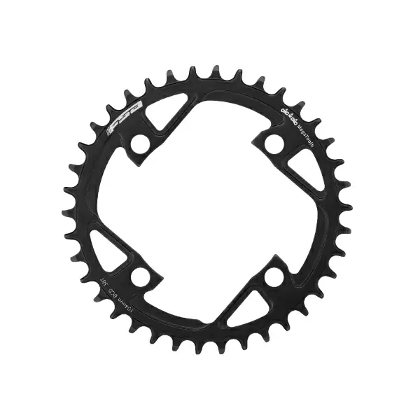 Plato Megatooth e-bike Acero BCD 104mm 4 Agujeros 1x11/12v 42D negro WB466 - image