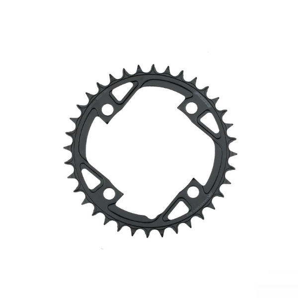 Plato Megatooth e-bike Acero BCD 104mm 4 Agujeros Shimano 1x12v 38D negro WB496A