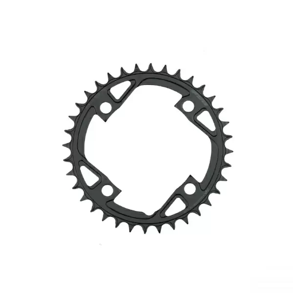 Plato Megatooth e-bike Acero BCD 104mm 4 Agujeros Shimano 1x12v 38D negro WB496A - image