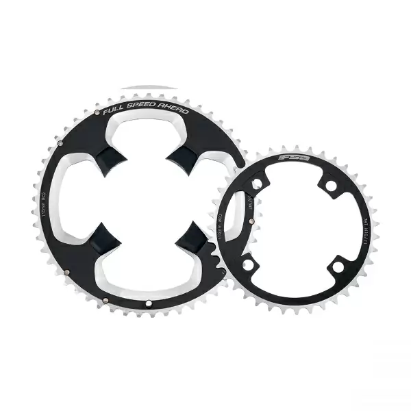 POWERBOX/SL-K BCD 110mm Asymmetric ABS 4-HOLE Chainring 2x11v 53D WA401 - image