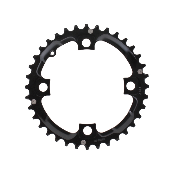 Piñón E-BIKE BCD 104 MM 4 AGUJEROS 2 X 11V 36 dientes negro WB082 Yamaha Motors