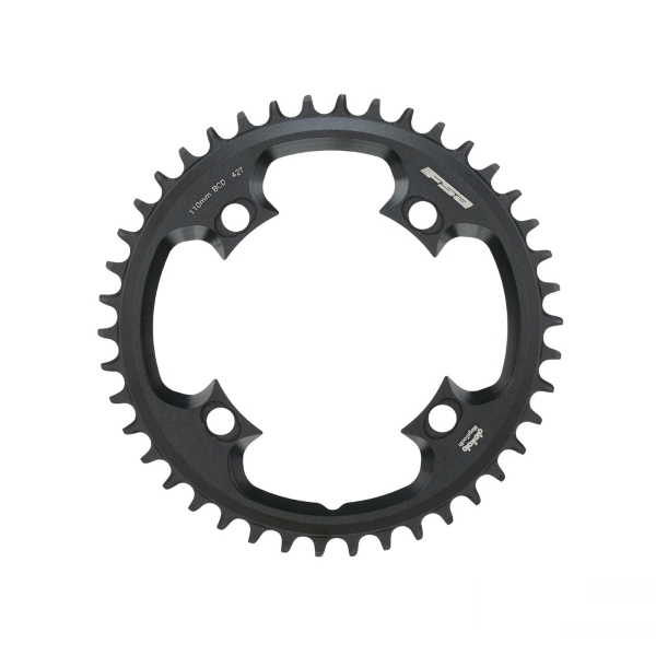 Plato SL-K MegaTooth BCD 110mm Asimétrico ABS 4 Orificios 1x11v 42D negro WA257 B1