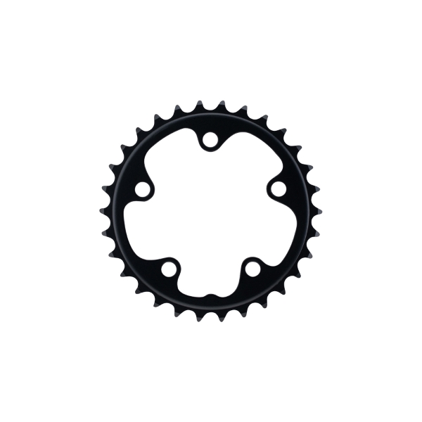 TEMPO BCD Chainring 80mm 5-HOLE 2x11S 30D black WC093