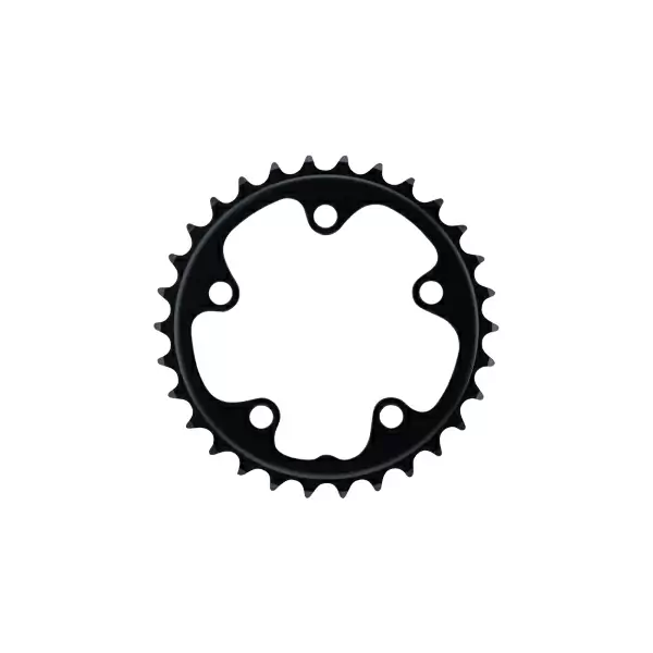 TEMPO BCD Chainring 80mm 5-HOLE 2x11S 30D black WC093 - image