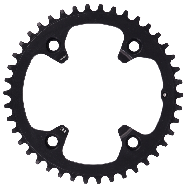 Plato EKAR BCD 123 mm asimétrico 4 agujeros 1x13v 40D negro