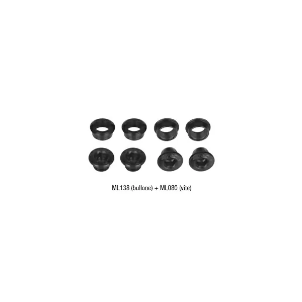 Kit Schrauben und Bolzen M8x075P 4 Stück - image