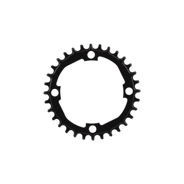 Plato E-Bike Acero 32d Círculo de pernos 104mm 4 agujeros 1x11/12v negro