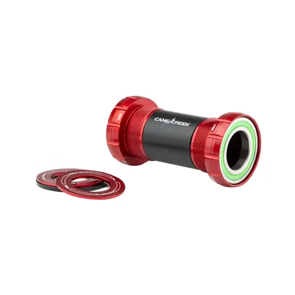 Movimento Centrale Mtb Hellbender 70 Bsa Filetto Inglese Per Perno 24Mm Shimano Rosso - image