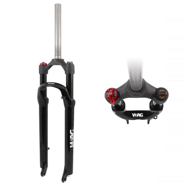 MTB Spring Fork 1 1/8 27,5 '' '' 100 mm, comprimento de latas 240 mm
