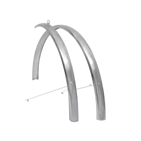 Mudguard set Condorino city 28'' stainless steel 36mm with clamps #1