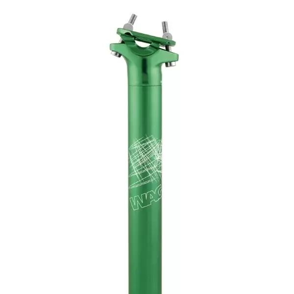 Tija de sillín 31,6 x 350 mm color verde #1