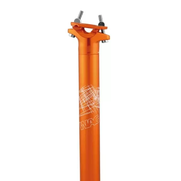 Tija de sillín 31,6 x 350 mm color naranja #1