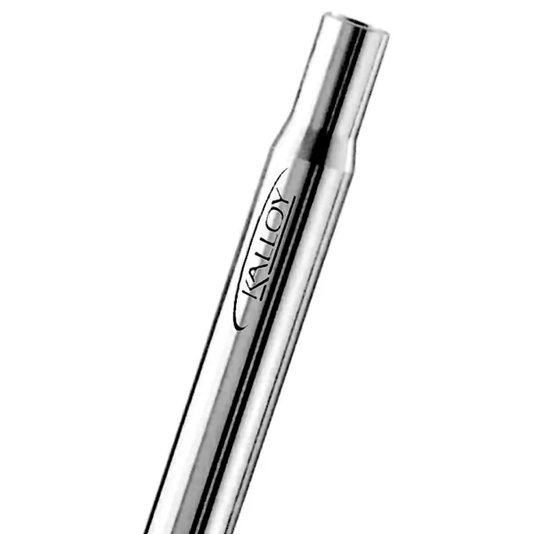 Canotto sella alluminio tipo candela 27,2x300 silver #1
