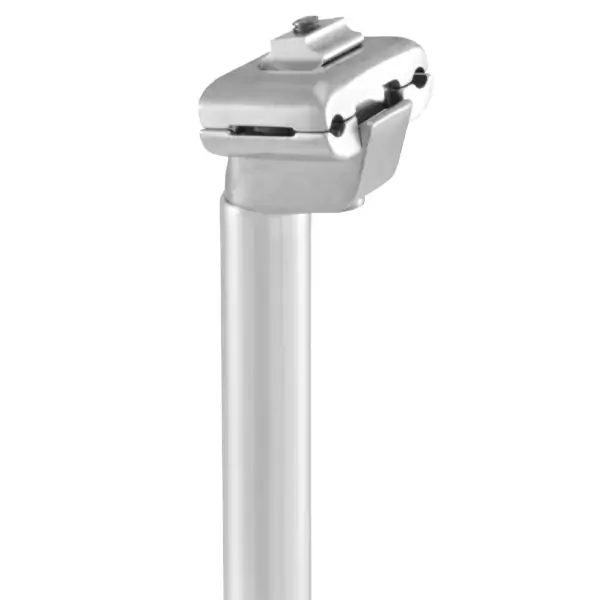 Canotto sella 26,6 x 350mm in alluminio silver #1