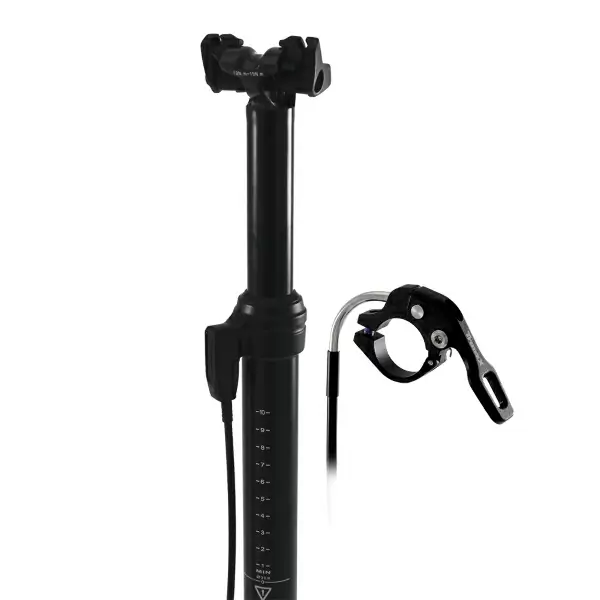 Dropper Seatpost 31,6x315mm Travel 80mm External Cable Routing Black #1
