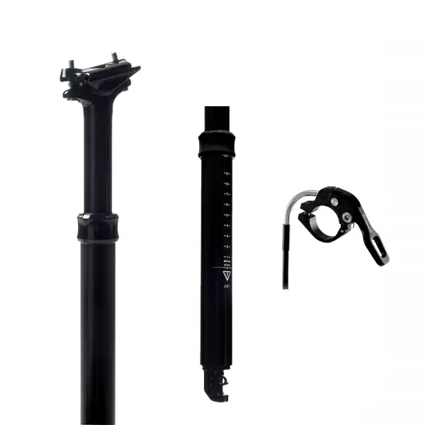 Dropper Seatpost 30.9x400mm 50mm Travel Internal Cable Routing Black #1