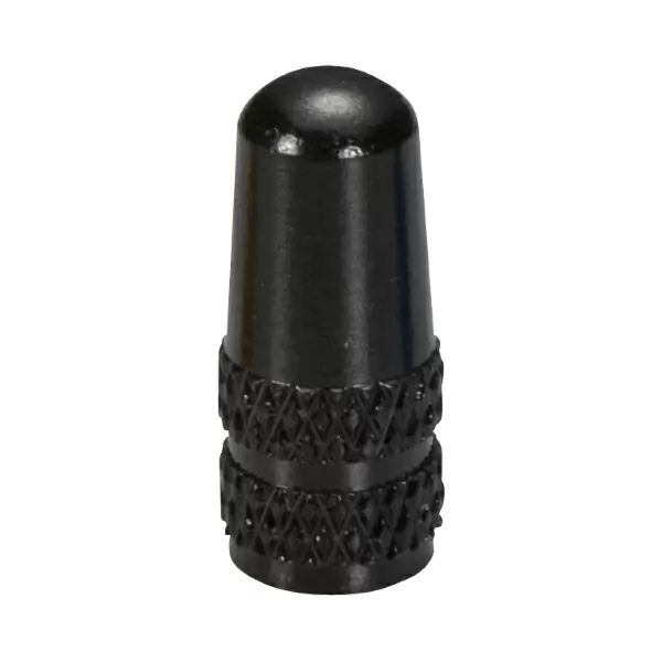 pair valve caps presta alloy black color #1