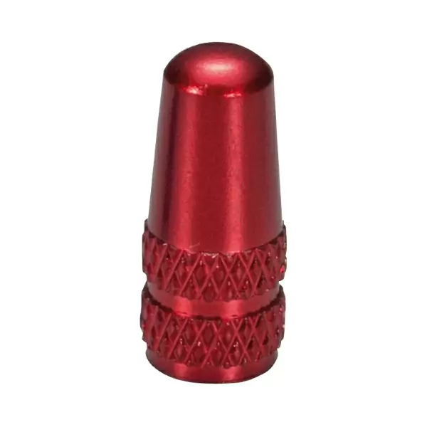 pair valve caps presta alloy red color #1