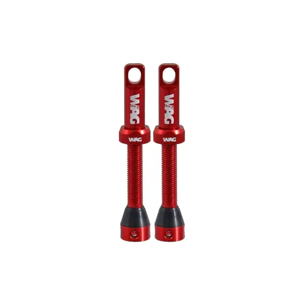 Coppia Valvola Tubeless Alluminio 44Mm, Rosso - image