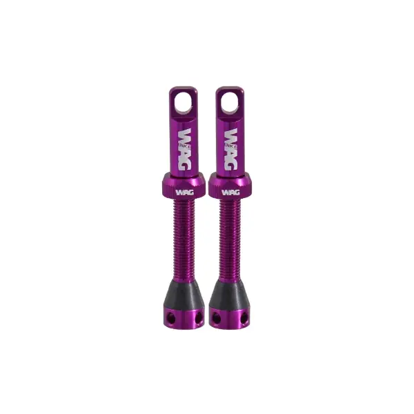 Par de válvula sem câmara de câmara de alumínio de 44 mm, roxo - image