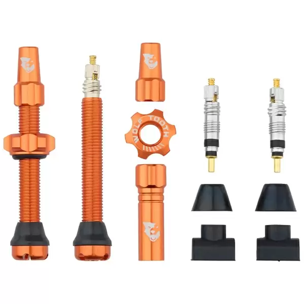 Paar Tubeless-Ventile, 44 mm, Orange - image