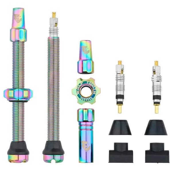 Par de válvulas Tubeless Rainbow de 60 mm - image